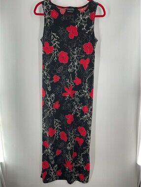 G.A.S. CO. dresses Women’s Size Medium Maxi Floral Dress Sleeveless 006